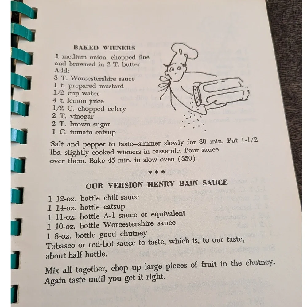 Cabbage Patch Famous Kentucky Recipes Cookbook Louisville KY Spiral 1972 Vintage